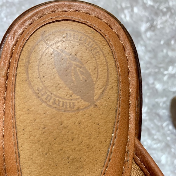 Nurture Alessia Boot Leather Clog Mules Heels 10 - Picture 3 of 8